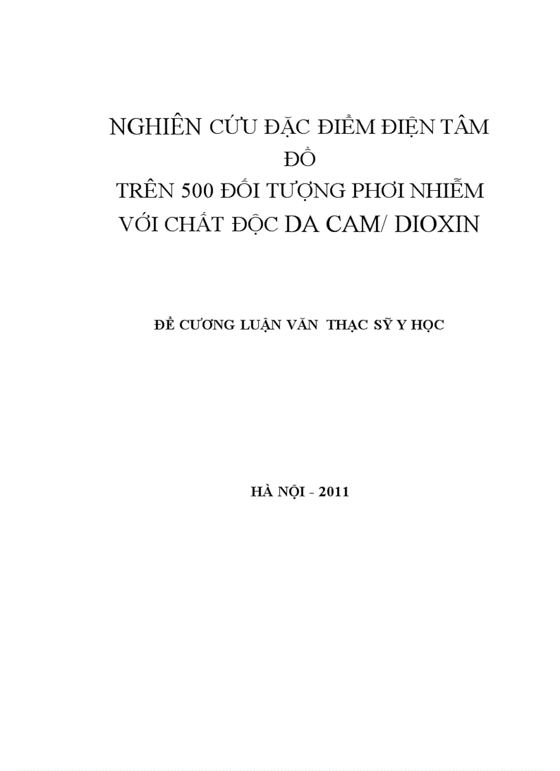image for page Nghiên cứu đặc điểm điện tõm đồ ở 500 đối tượng phơi nhiễm với Dioxin.