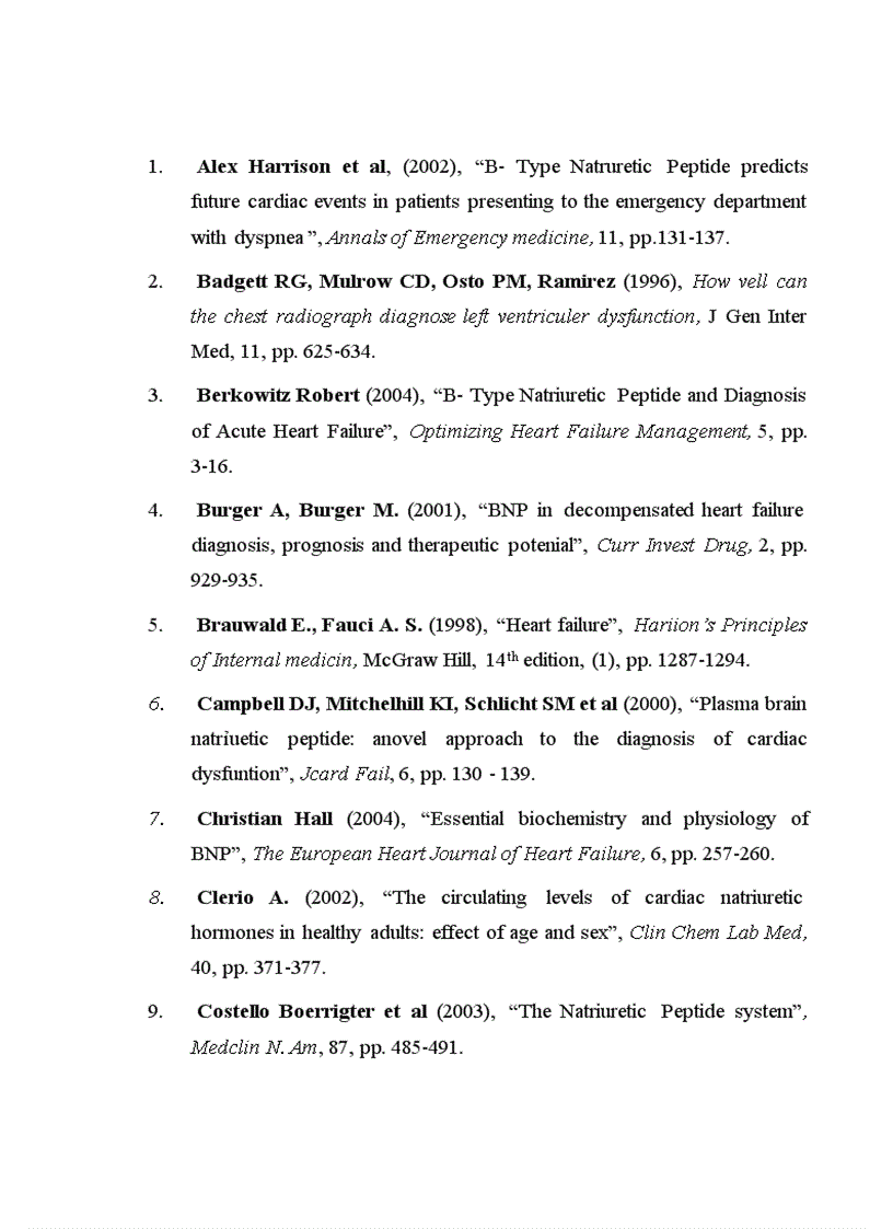 image for page Nghiên cứu nồng độ B- type Natriuretic Peptide huyết tương của bệnh nhân trưởng thành suy tim mạn tính