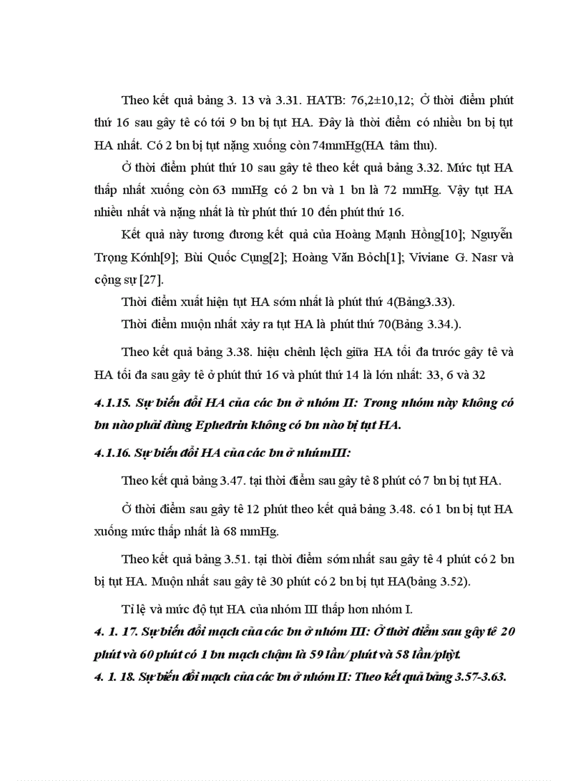 image for page Nhận xét một số tác dụng không mong muốn của gây tê tủy sống kết hợp với ba biện pháp truyền dịch này.