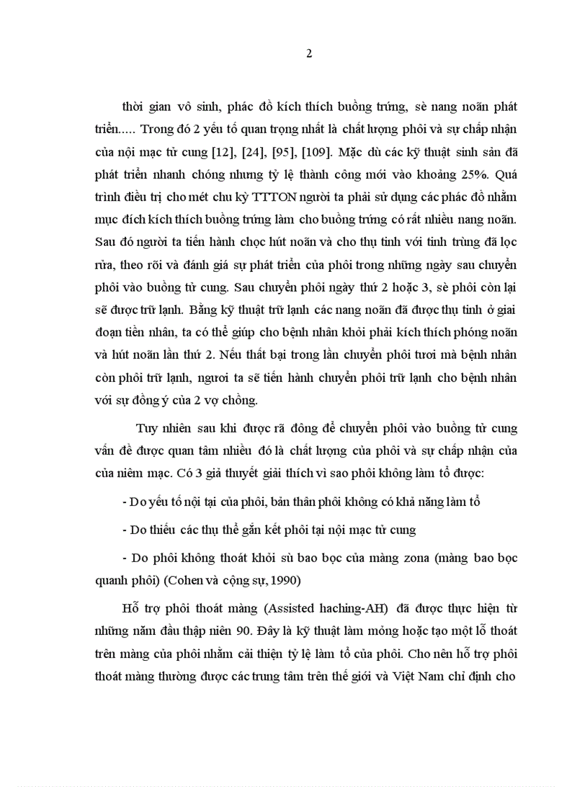 image for page Đánh giá hiệu quả của phương pháp hỗ trợ phôi thoát màng trong chuyển phôi đông lạnh tại bệnh viện Phụ sản Trung ương