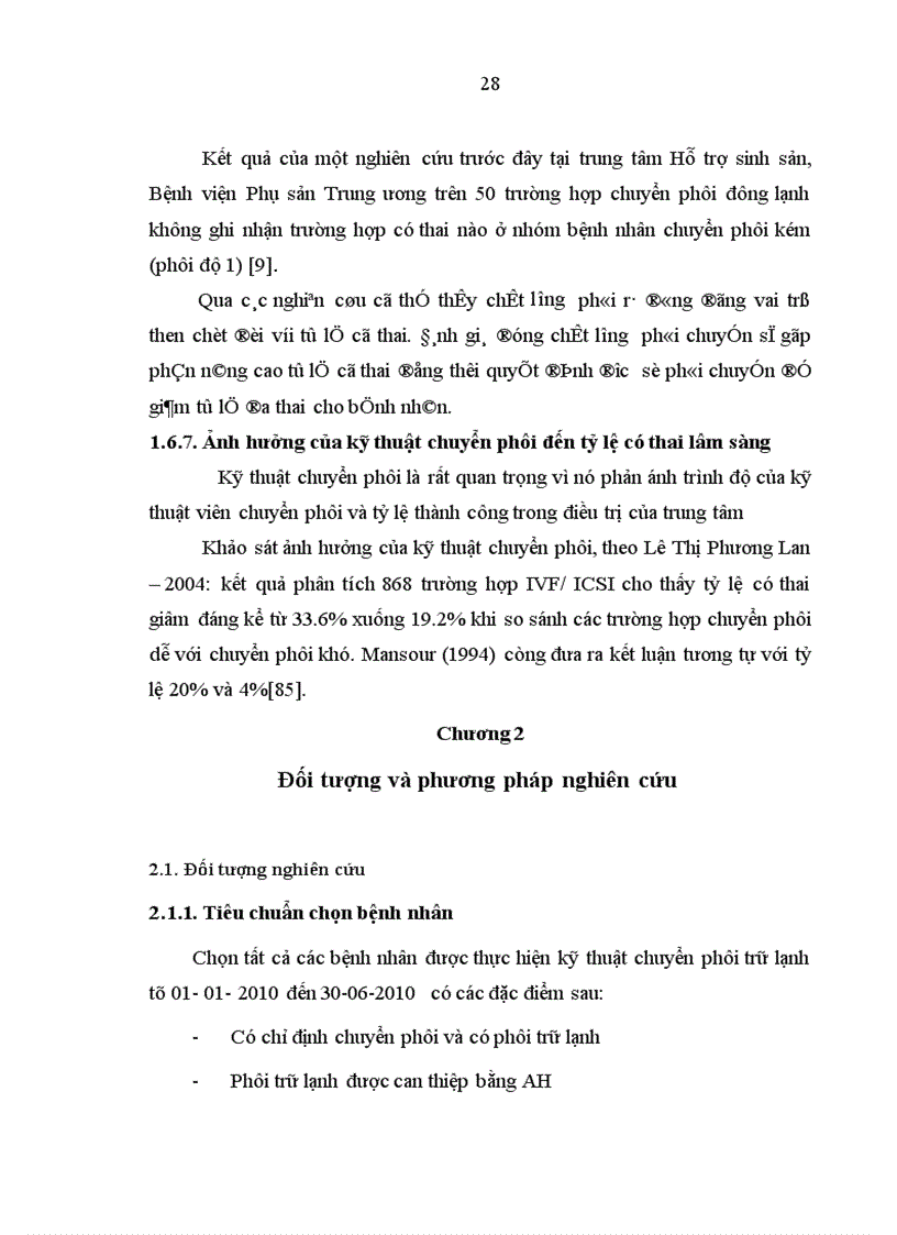 image for page Đánh giá hiệu quả của phương pháp hỗ trợ phôi thoát màng trong chuyển phôi đông lạnh tại bệnh viện Phụ sản Trung ương