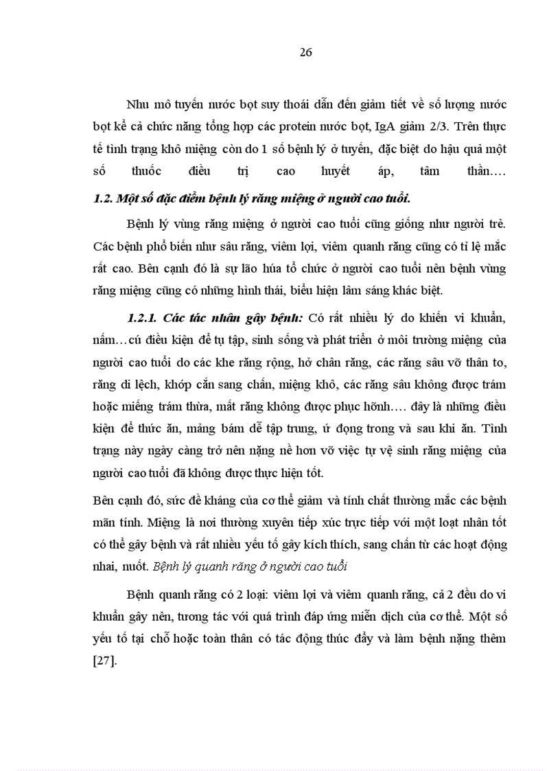 image for page Nghiên cứu thực trạng bệnh QR và nhu cầu điều trị của người cao tuổi ở một vùng nông thôn quận Hoàng Mai- Hà Nội