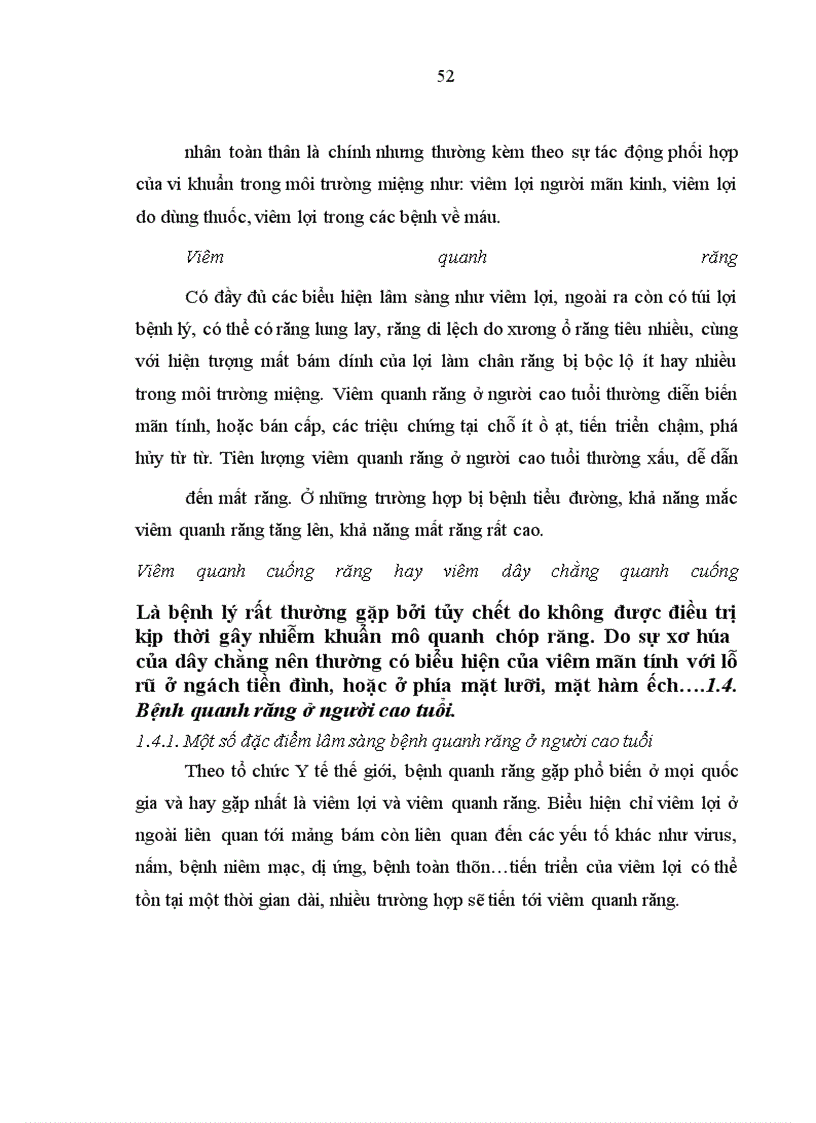 image for page Nghiên cứu thực trạng bệnh QR và nhu cầu điều trị của người cao tuổi ở một vùng nông thôn quận Hoàng Mai- Hà Nội