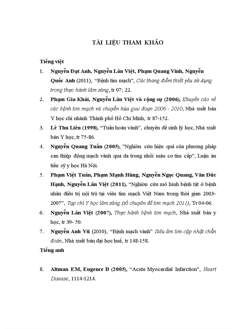 image for page Nghiên cứu hiệu quả của phương pháp can thiệp động mạch vành qua da trong nhồi máu cơ tim cấp