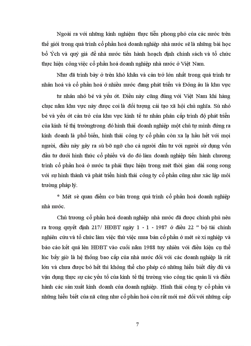 image for page Giải pháp vấn đề cổ phần hoá các doanh nghiệp Nhà nước ở Việt Nam