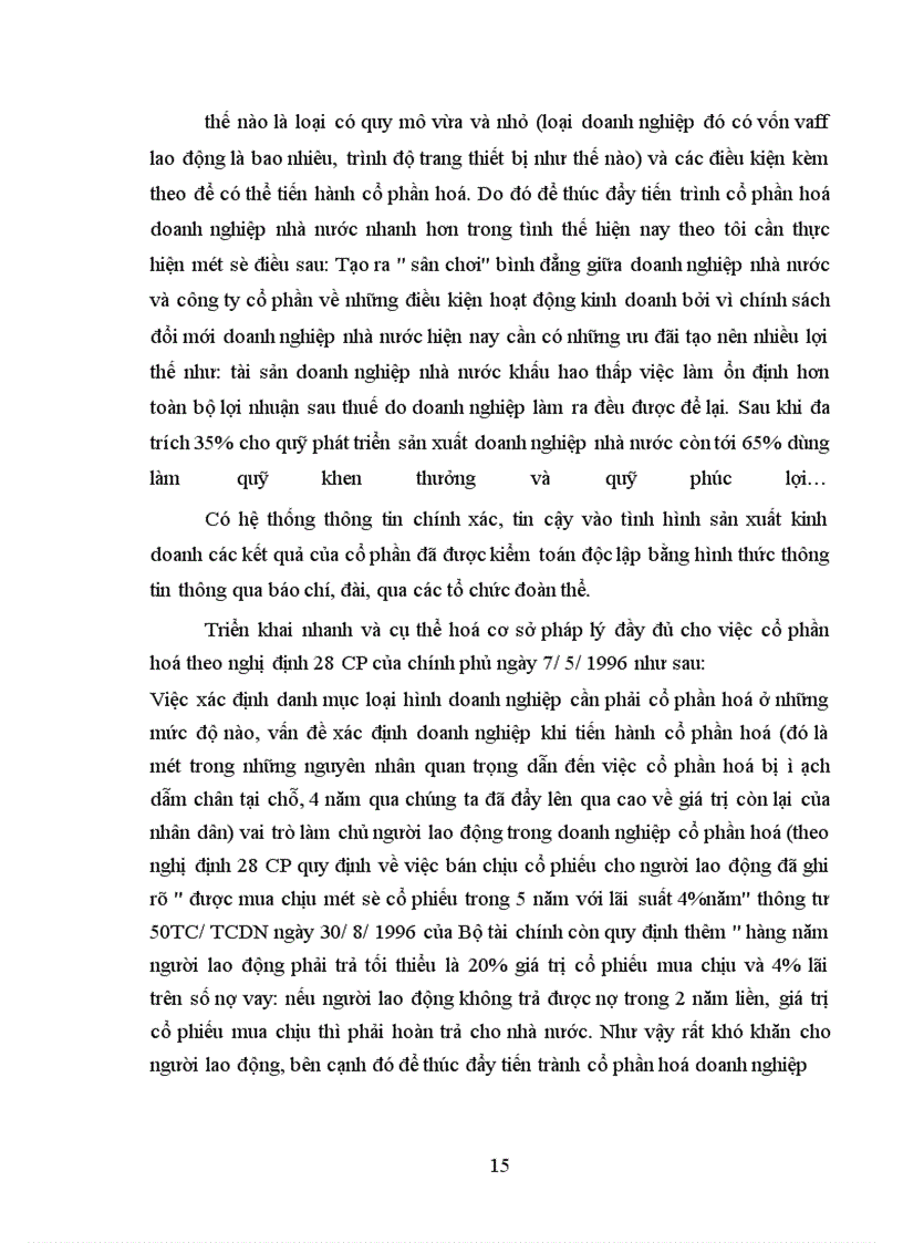 image for page Giải pháp vấn đề cổ phần hoá các doanh nghiệp Nhà nước ở Việt Nam