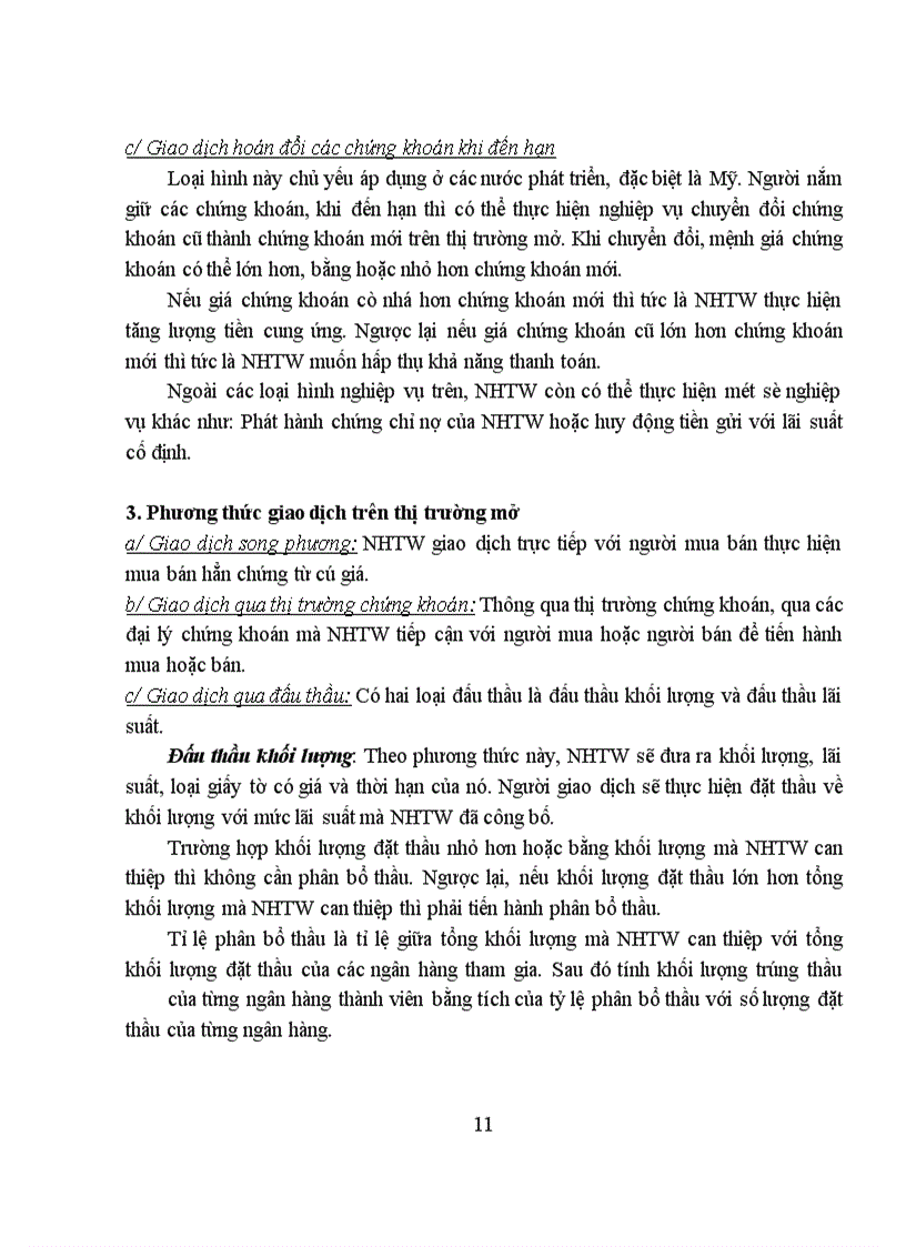 image for page Sử dụng công cụ nghiệp vụ thị trường mở trong điều hành chính sách tiền tệ