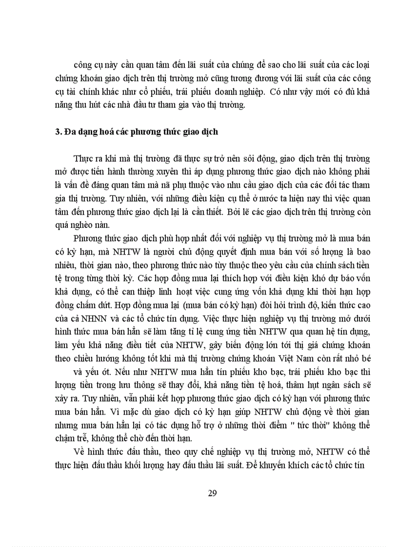 image for page Sử dụng công cụ nghiệp vụ thị trường mở trong điều hành chính sách tiền tệ