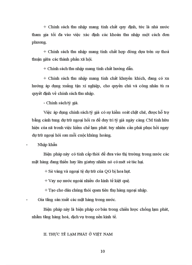 image for page Lạm phát nguyên nhân và giải pháp