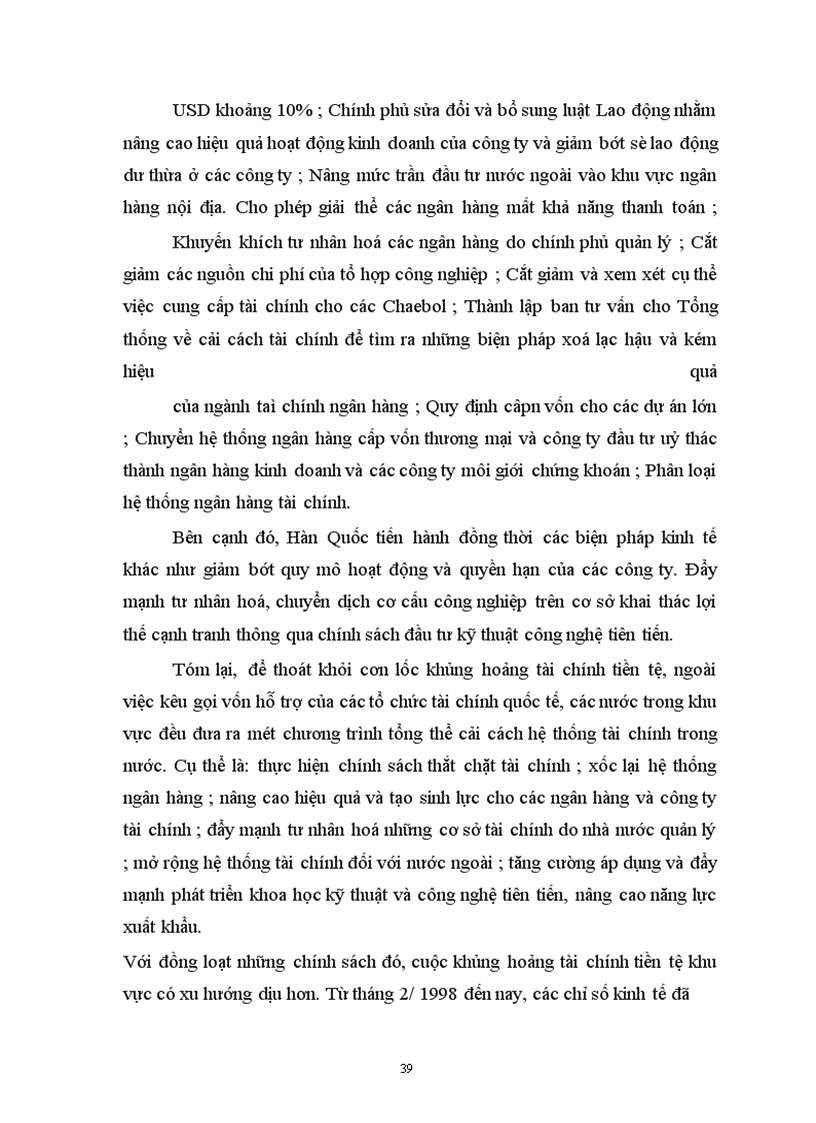 image for page Vấn đề về cuộc khủng hoảng tài chính tiền tệ ở Đông Nam á