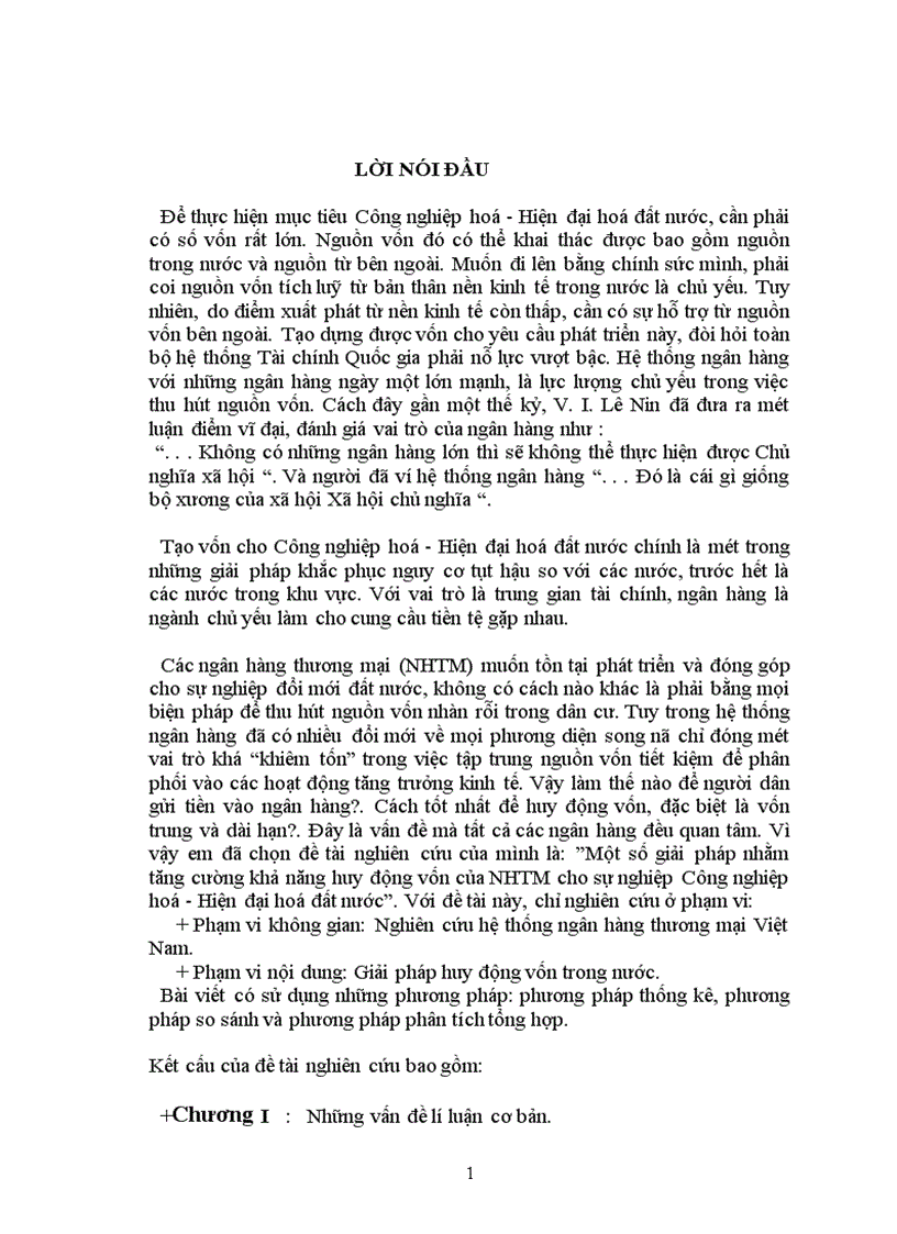 image for page Một số giải pháp nhằm tăng cường khả năng huy động vốn của Ngân hàng Thương mại cho sự nghiệp Công nghiệp hoá - Hiện đại hoá đất nước