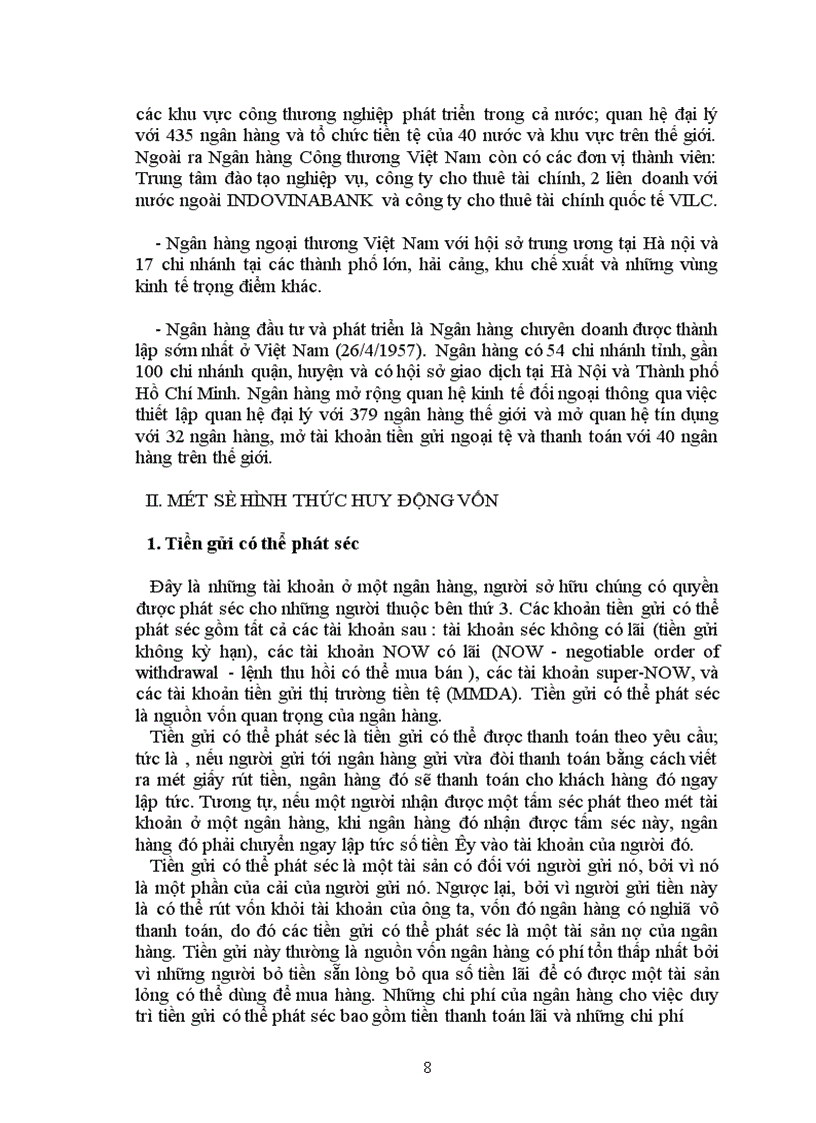 image for page Một số giải pháp nhằm tăng cường khả năng huy động vốn của Ngân hàng Thương mại cho sự nghiệp Công nghiệp hoá - Hiện đại hoá đất nước