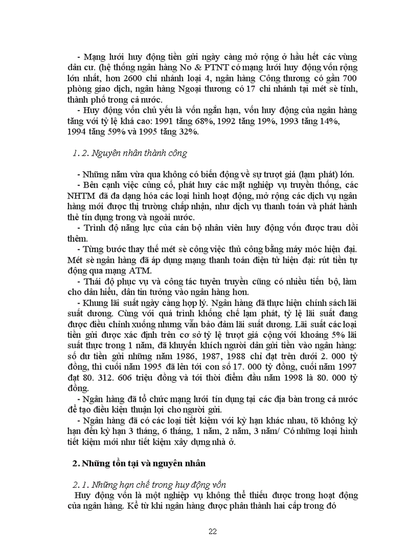 image for page Một số giải pháp nhằm tăng cường khả năng huy động vốn của Ngân hàng Thương mại cho sự nghiệp Công nghiệp hoá - Hiện đại hoá đất nước