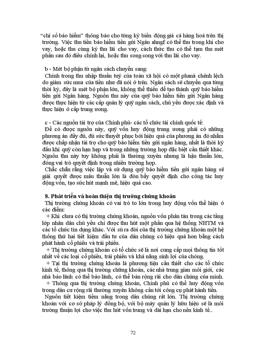 image for page Một số giải pháp nhằm tăng cường khả năng huy động vốn của Ngân hàng Thương mại cho sự nghiệp Công nghiệp hoá - Hiện đại hoá đất nước