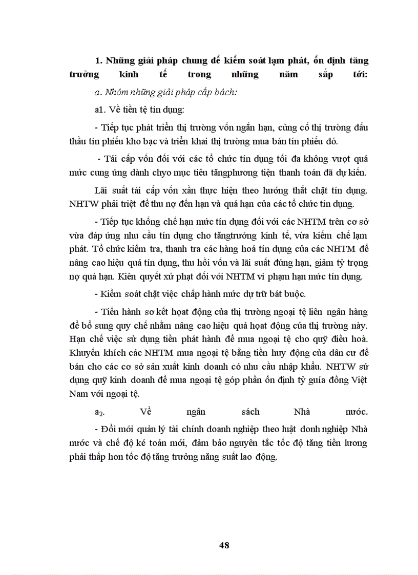 image for page Ảnh hưởng của lạm phát đối với tăng trưởng kinh tế trong công cuộc đổi mới kinh tế của Việt Nam. Một số giải pháp kiểm soát lạm phát để đảm bảo tăng trưởng trong thời gian sắp tới