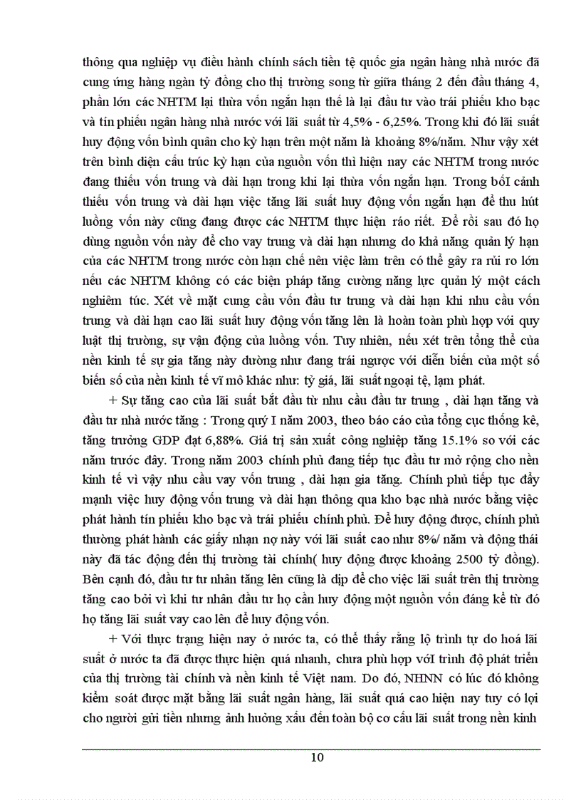 image for page Lãi suất trong thị trường tài chính Việt Nam