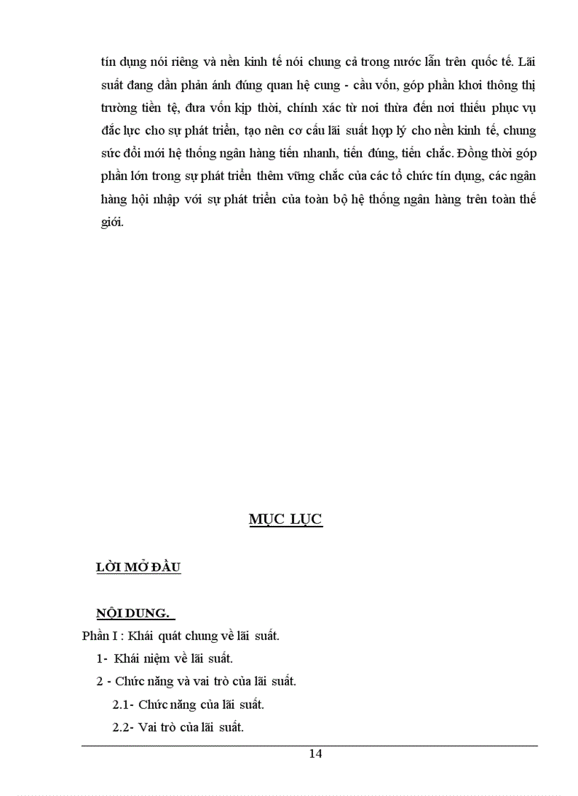 image for page Lãi suất trong thị trường tài chính Việt Nam