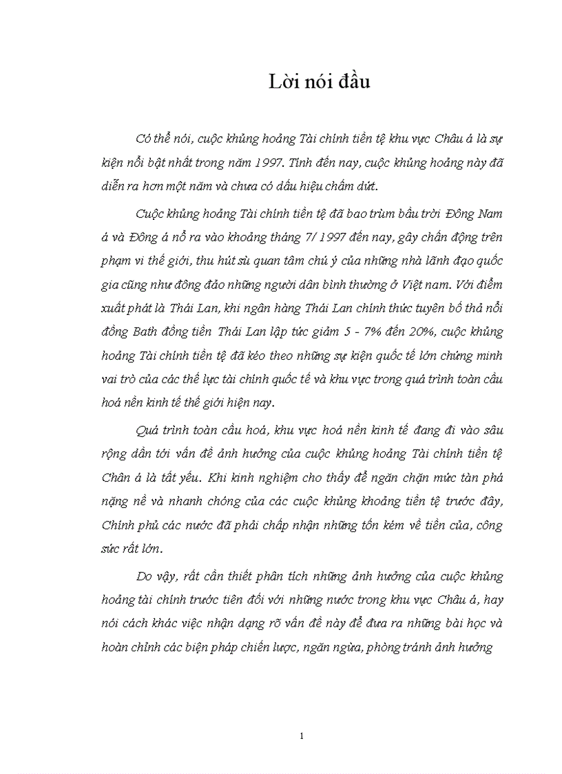 image for page Diễn biến cuộc khủng hoảng tài chính tiền tệ khu vực Châu Á