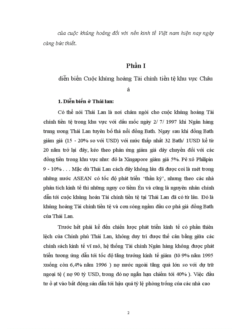 image for page Diễn biến cuộc khủng hoảng tài chính tiền tệ khu vực Châu Á