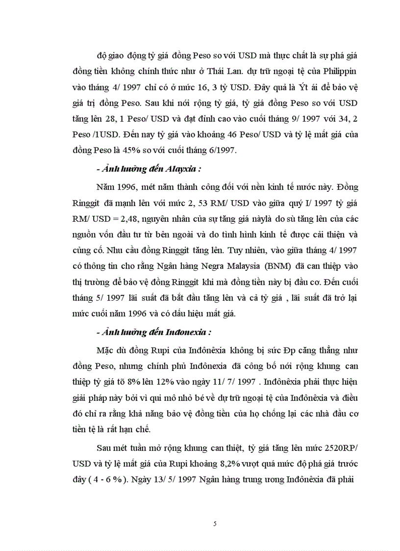 image for page Diễn biến cuộc khủng hoảng tài chính tiền tệ khu vực Châu Á