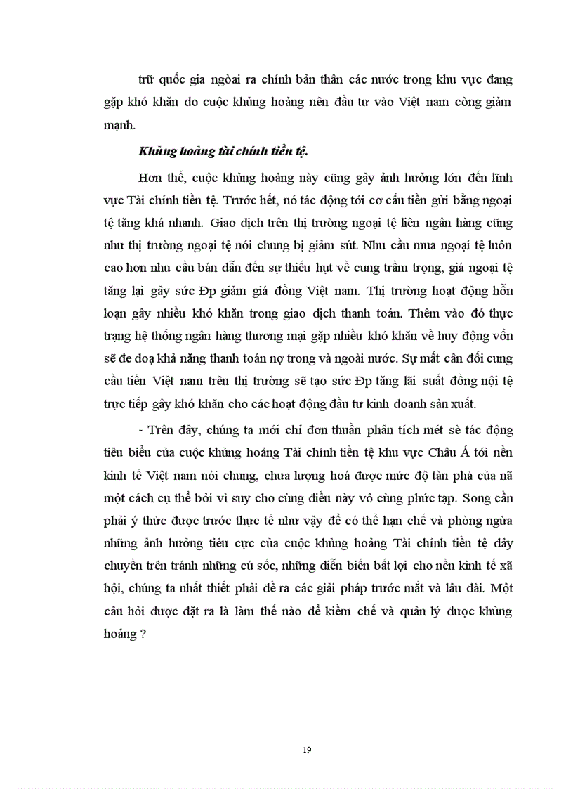 image for page Diễn biến cuộc khủng hoảng tài chính tiền tệ khu vực Châu Á