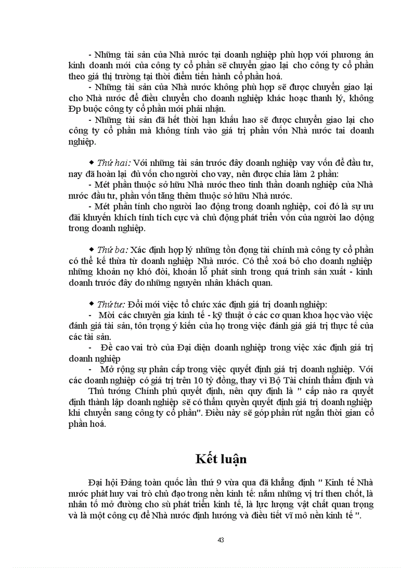 image for page Một số giải pháp nhằm thúc đẩy cổ phần hoá.