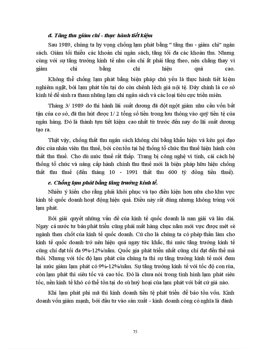 image for page Lạm phát và một số biện pháp khắc phục lạm phát trên thế giới và ở Việt Nam