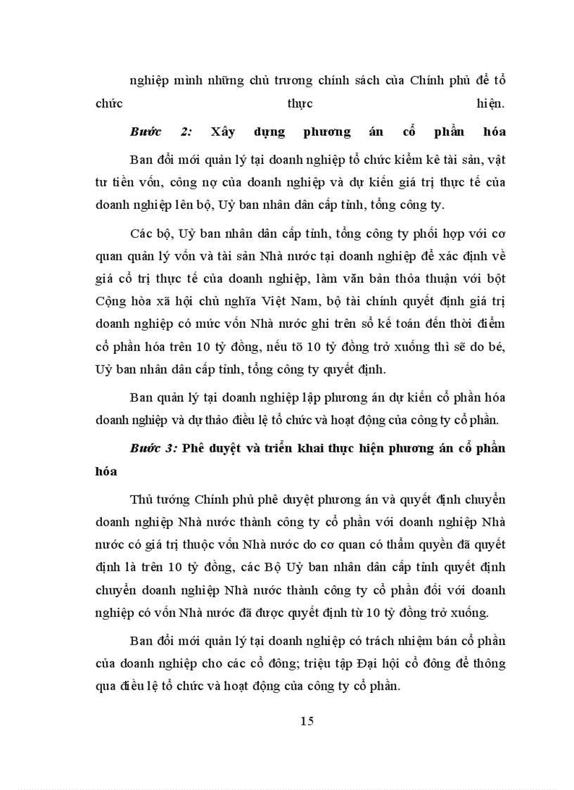 image for page Cổ phần hoá doanh nghiệp Nhà nước ở Việt Nam- thực trạng và giải pháp