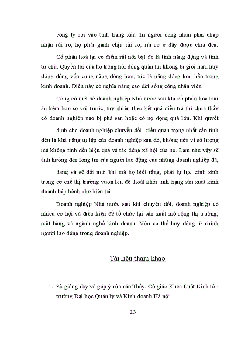 image for page Cổ phần hoá doanh nghiệp Nhà nước ở Việt Nam- thực trạng và giải pháp