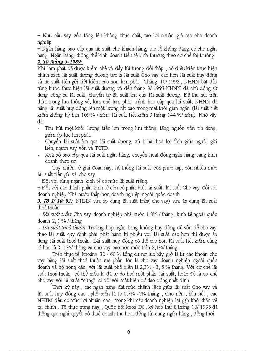 image for page Thực trạng về điều hành chính sách lãi suất ở Việt Nam từ những năm 90 trở lại đây