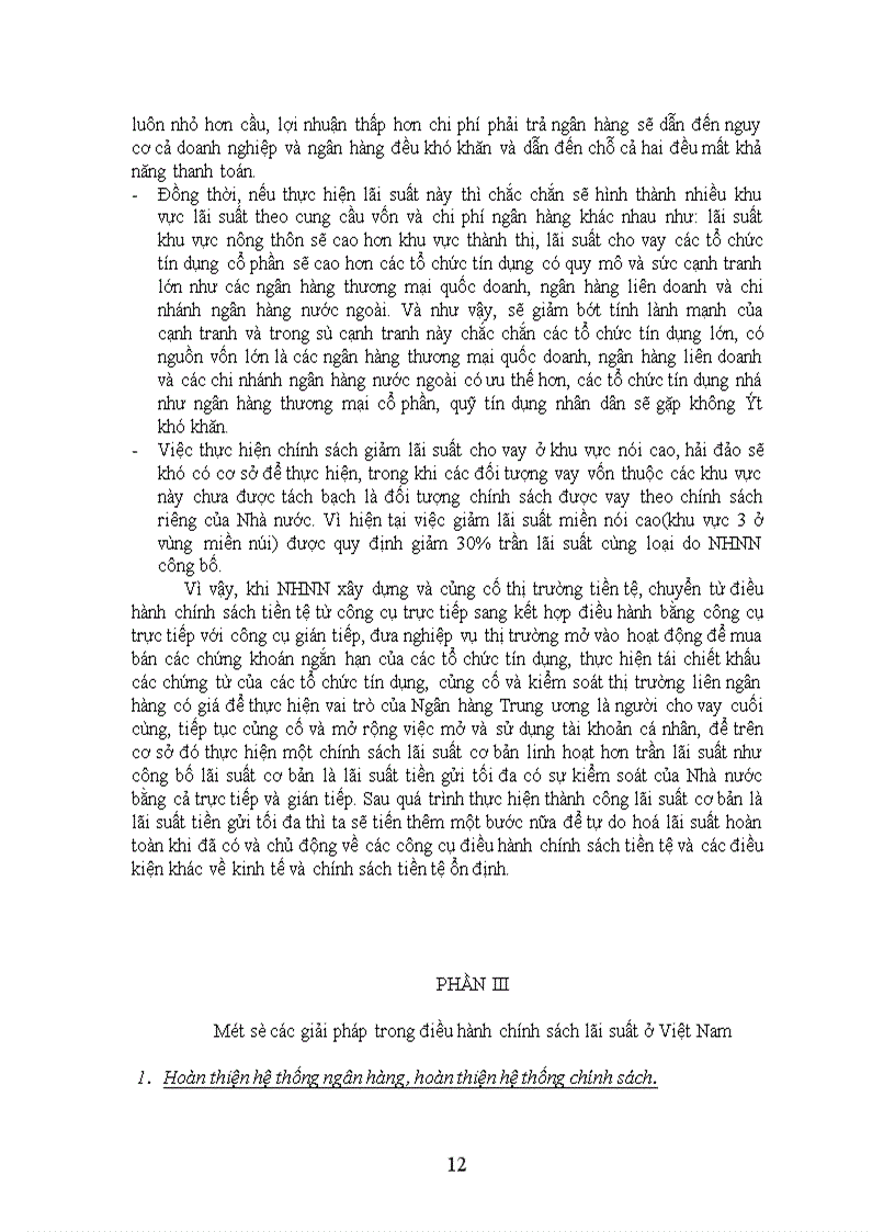 image for page Thực trạng về điều hành chính sách lãi suất ở Việt Nam từ những năm 90 trở lại đây