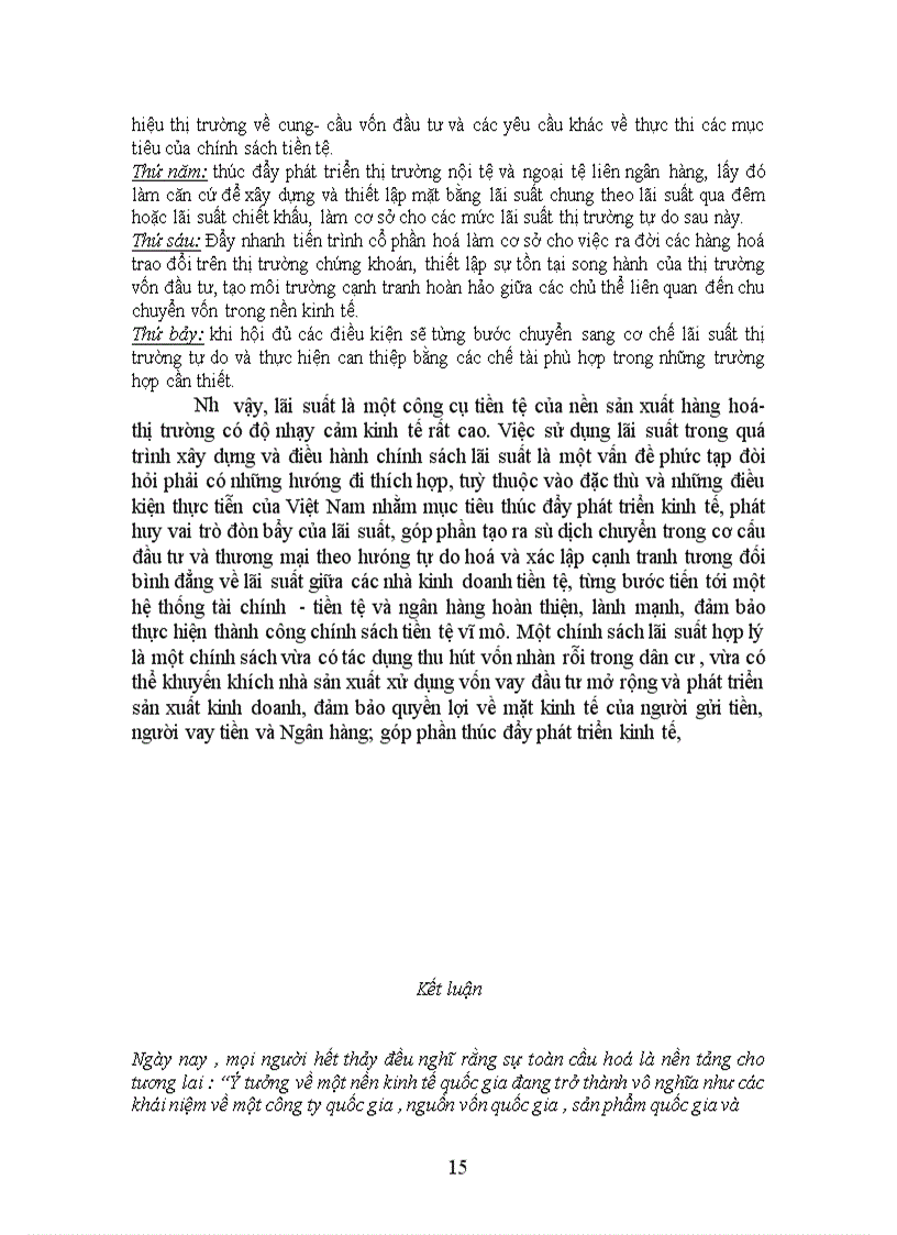 image for page Thực trạng về điều hành chính sách lãi suất ở Việt Nam từ những năm 90 trở lại đây