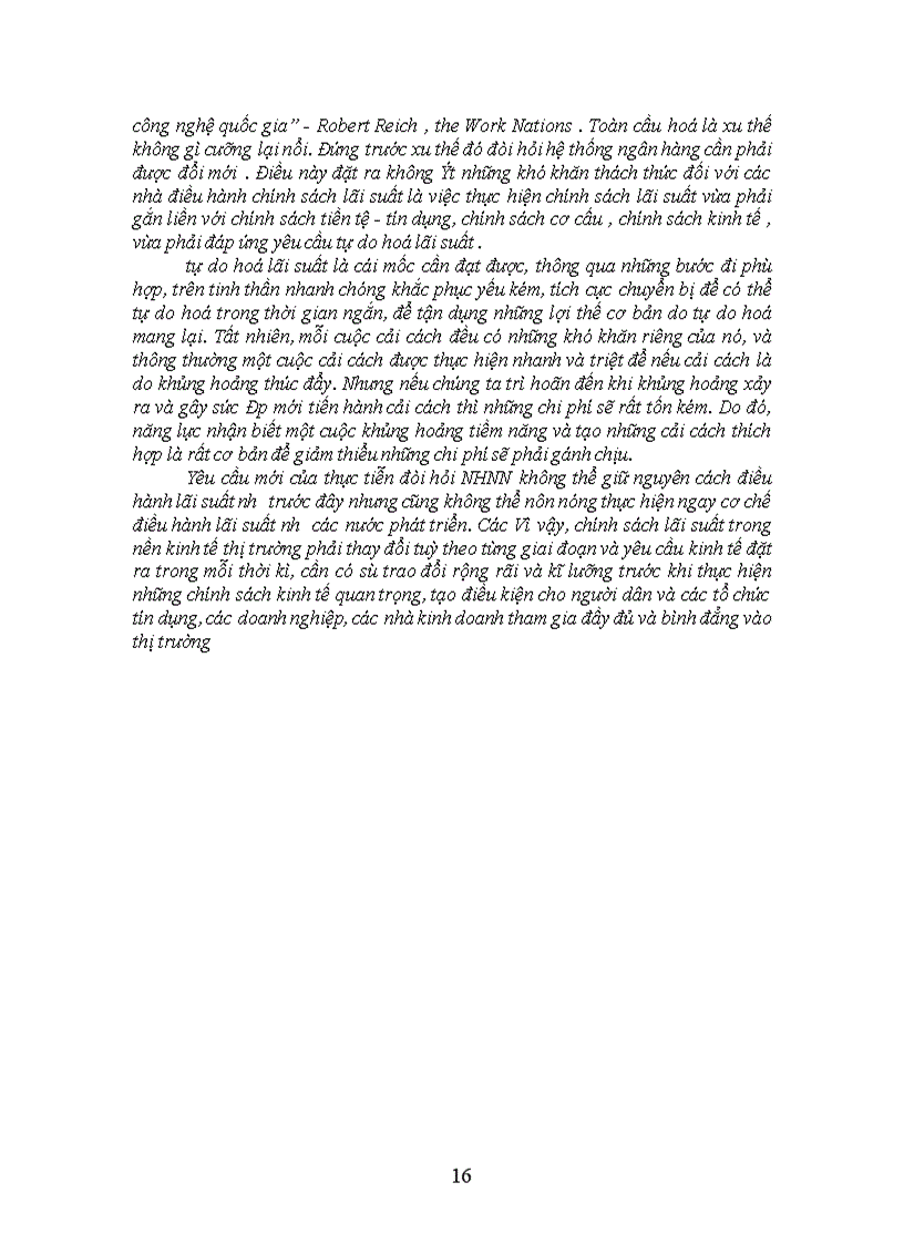 image for page Thực trạng về điều hành chính sách lãi suất ở Việt Nam từ những năm 90 trở lại đây