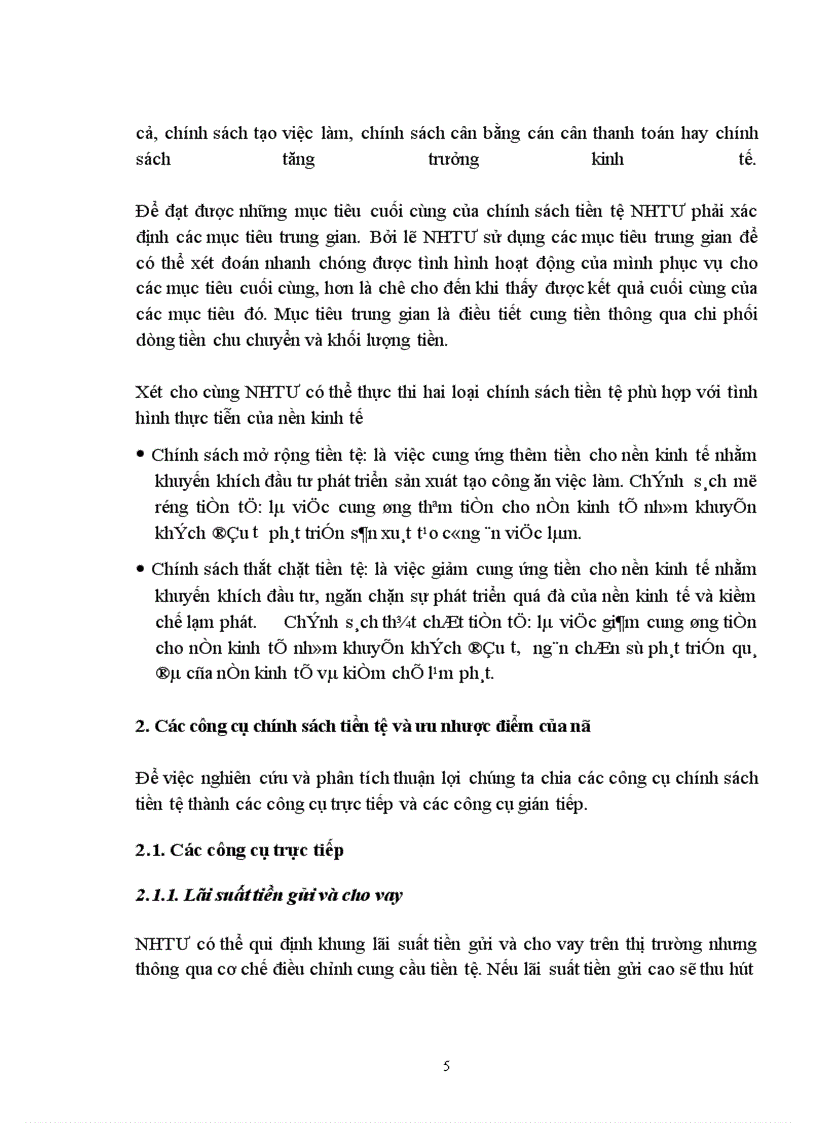 image for page Thực trạng điều hành chính sách tiền tệ ở Việt Nam.