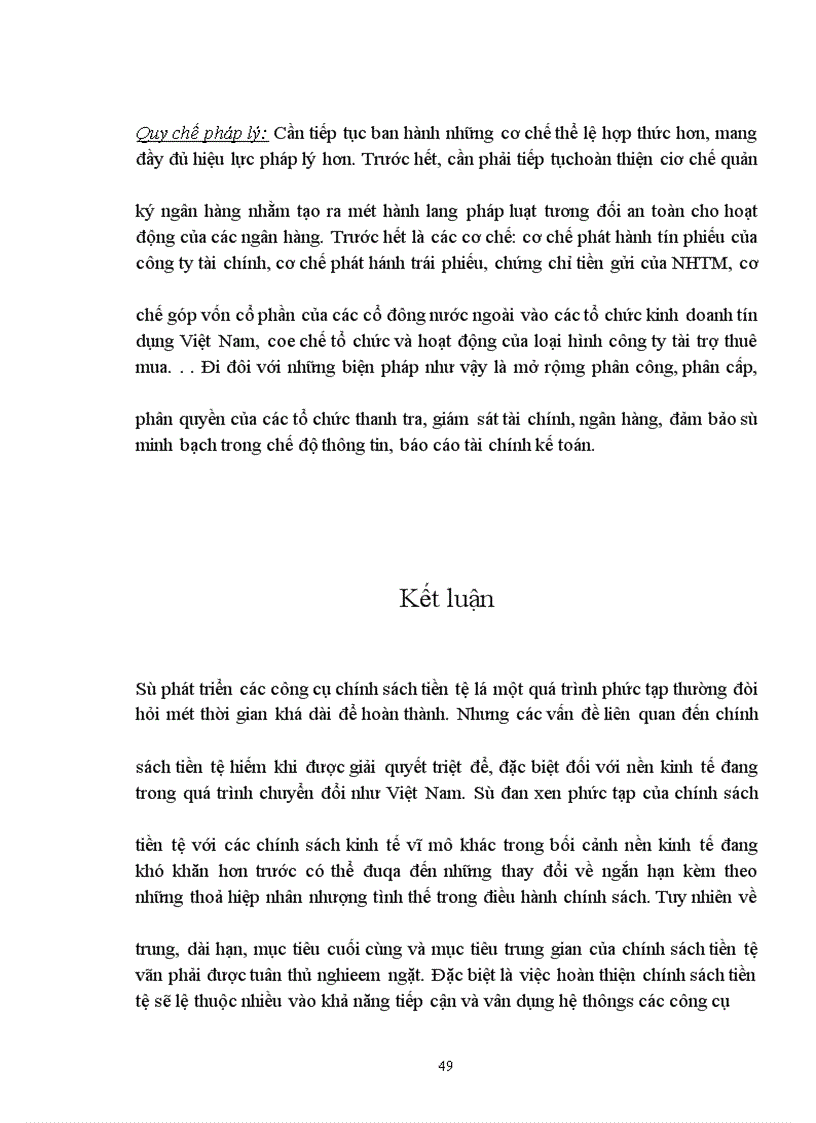 image for page Thực trạng điều hành chính sách tiền tệ ở Việt Nam.