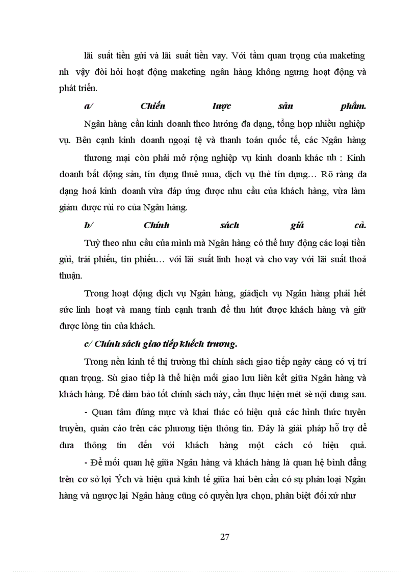 image for page Một số biện pháp mở rộng quan hệ tín dụng Ngân hàng đối với các thành phần kinh tế ngoài quốc doanh tại chi nhánh Ngân hàng Standard Chartered, Hà Nội