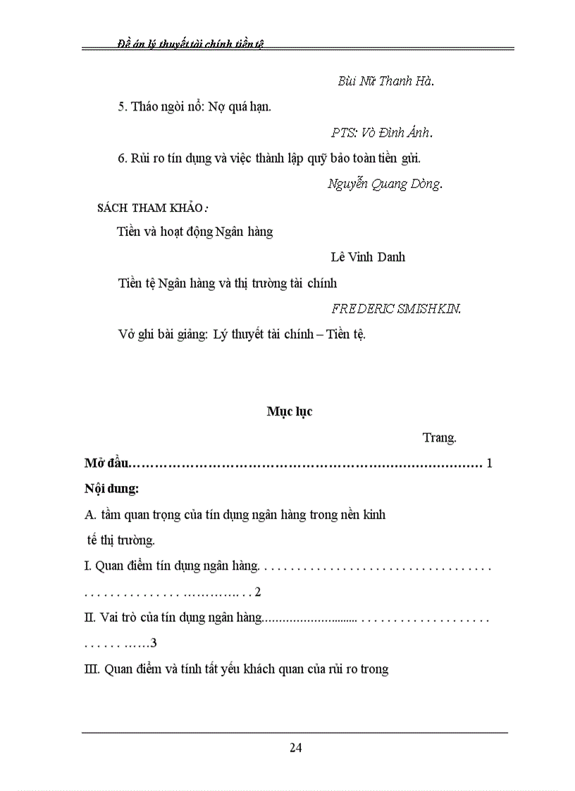 image for page Một số biện pháp quản lý để hạn chế, phòng ngừa rủi ro tín dụng trong hoạt động ngân hàng,