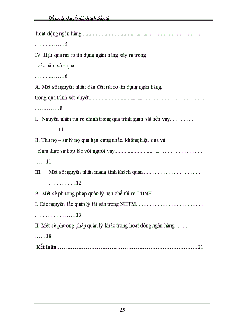 image for page Một số biện pháp quản lý để hạn chế, phòng ngừa rủi ro tín dụng trong hoạt động ngân hàng,