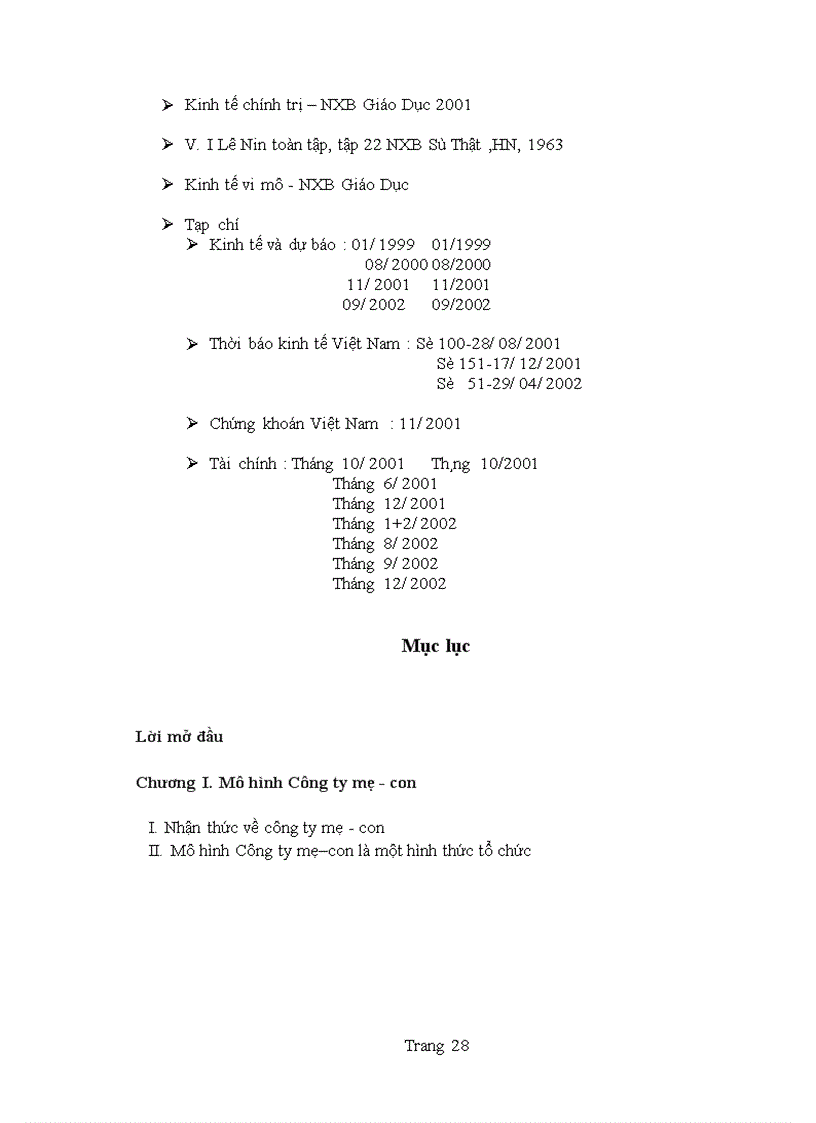 image for page Cơ sở khoa học của mô hình công ty mẹ – công ty con