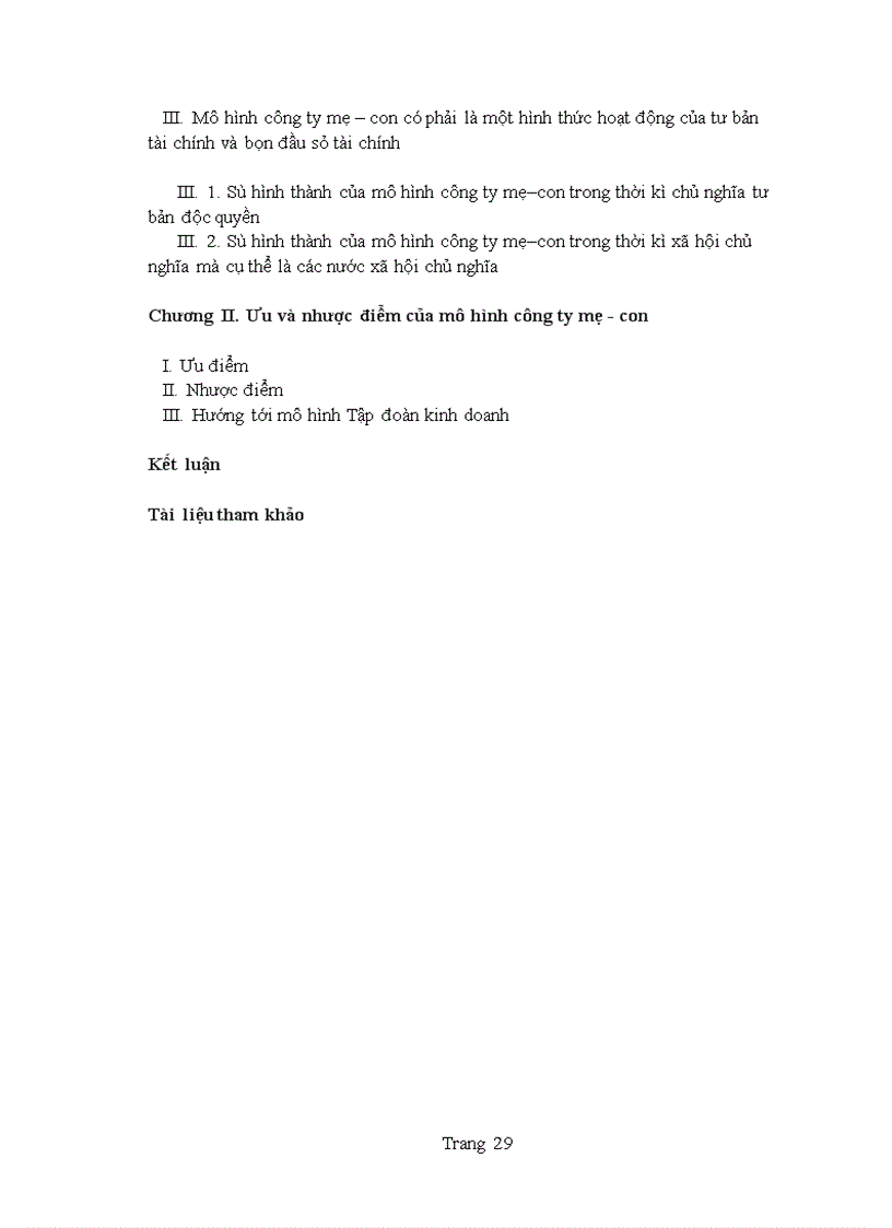 image for page Cơ sở khoa học của mô hình công ty mẹ – công ty con