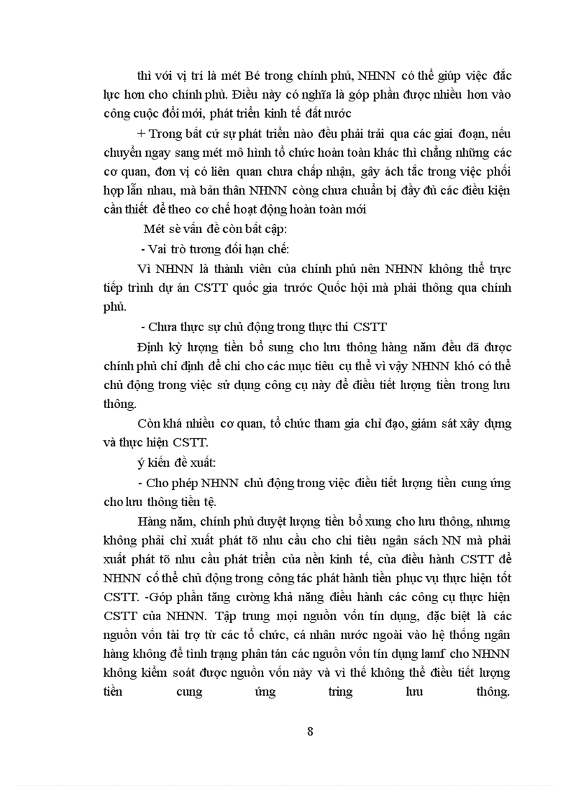 image for page Chính sách tiền tệ- thực trạng và giải pháp hoàn thiện chính sách tiền tệ ở Việt Nam