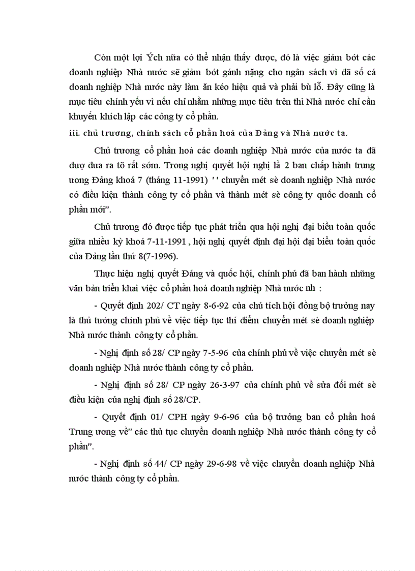 image for page Cổ phần hoá doanh nghiệp Nhà nước: thực trạng và giải pháp