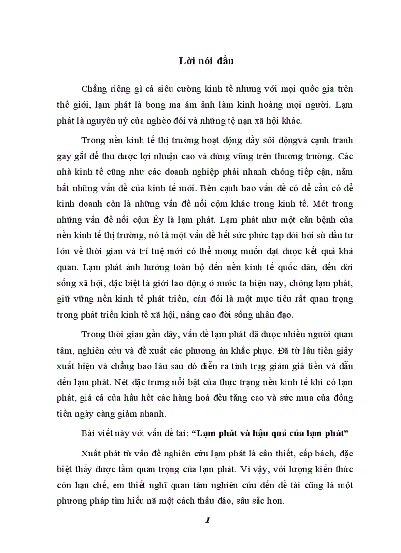 image for page Lạm phát và hậu quả của lạm phát