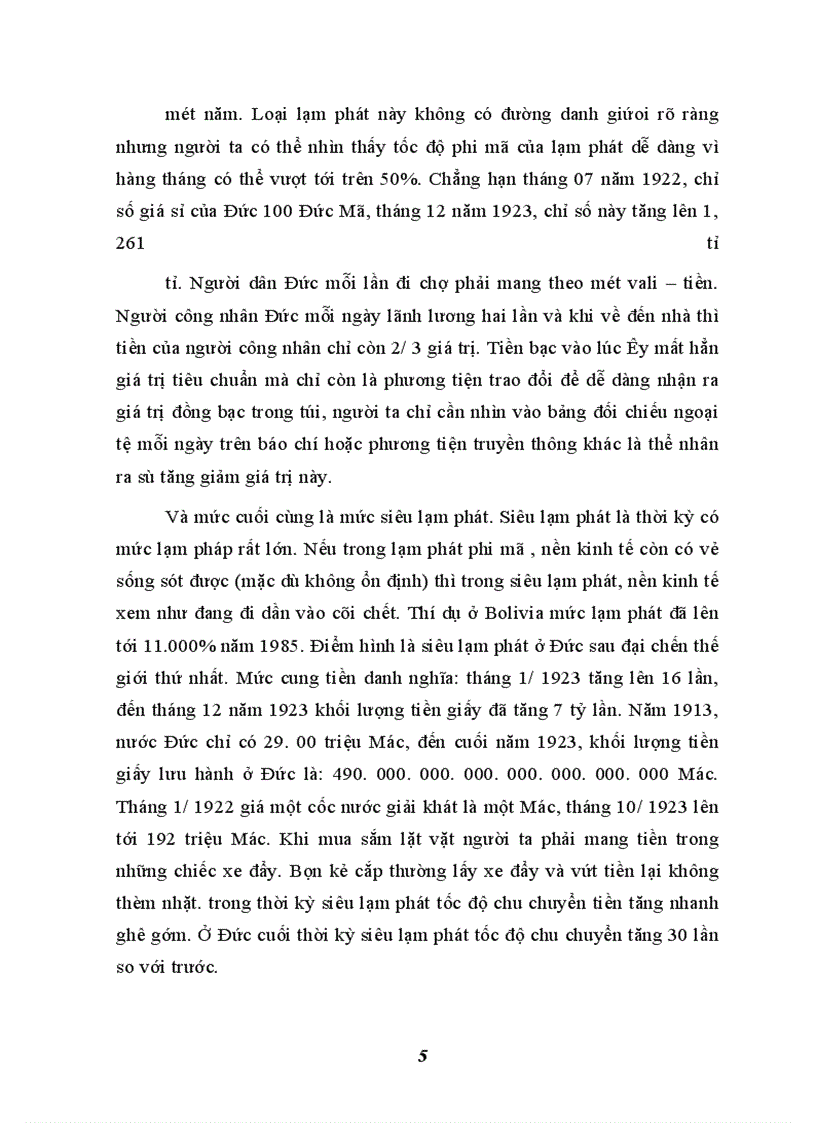 image for page Lạm phát và hậu quả của lạm phát