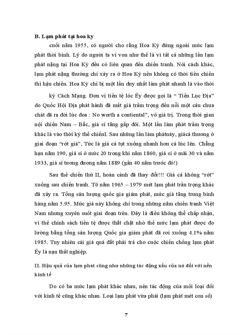 image for page Lạm phát và hậu quả của lạm phát