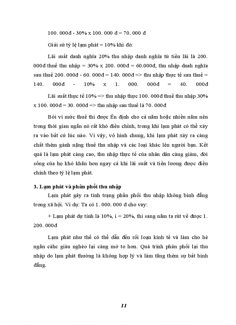 image for page Lạm phát và hậu quả của lạm phát
