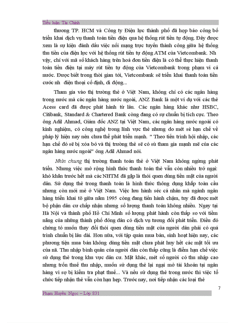 image for page Vai trò của thanh toán bằng thẻ điện tử và séc cá nhân trong nền kinh tế và thực tế ở Việt Nam