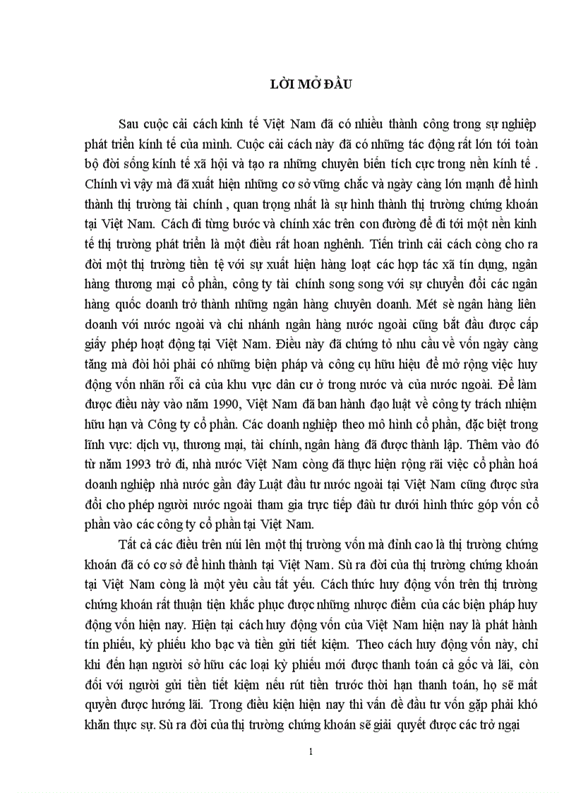 image for page Tình hình hình thành và phát triển thị trường chưng khoán ở Việt Nam