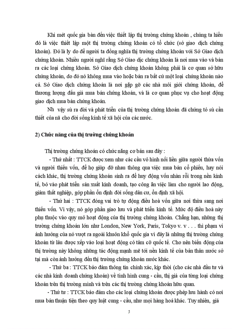 image for page Tình hình hình thành và phát triển thị trường chưng khoán ở Việt Nam