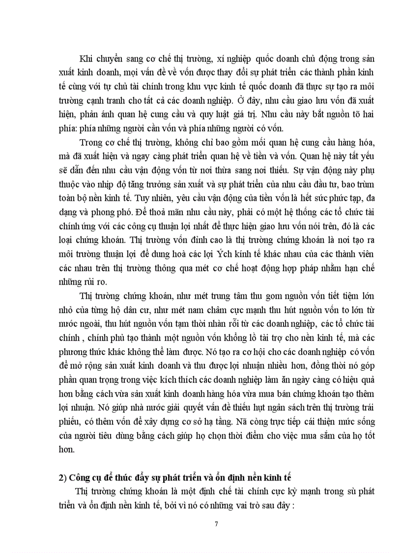 image for page Tình hình hình thành và phát triển thị trường chưng khoán ở Việt Nam